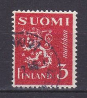 Finland, 1945, Lion, 3mk/Red, USED - Usati