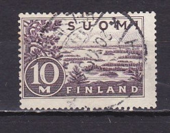 Finland, 1932, Lake Saimaa/Red Violet, 10mk, USED - Usati