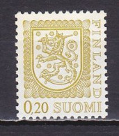 Finland, 1977, Coat Of Arms, 0.20mk, UNUSED NO GUM - Ongebruikt