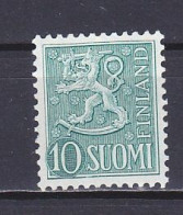 Finland, 1954, Lion, 10mk, UNUSED NO GUM - Neufs