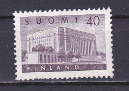 Finland, 1956, Helsinki Post Office, 40mk, UNUSED NO GUM - Nuevos