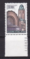 Finland, 1971, Helsinki Railway Station/Normal Paper, 1,30mk, MNH - Ongebruikt