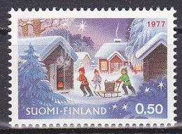 Finland, 1977, Christmas, 0.50mk, MNH - Ongebruikt