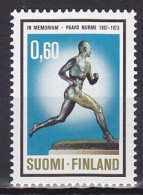 Finland, 1973, Paavo Nurmi, 0.60mk, MNH - Ongebruikt