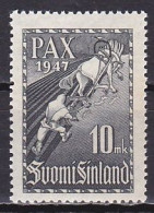 Finland, 1947, Peace Treaty, 10mk, MNH - Usati