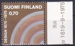 Finland, 1975, Society Of Industrial Art Centenary, 0.70mk, MNH - Neufs