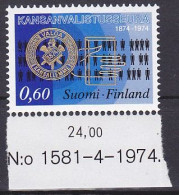 Finland, 1974, Adult Education Centenary, 0.60mk, MNH - Ungebraucht