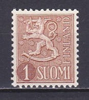 Finland, 1954, Lion, 1mk, MNH - Nuevos