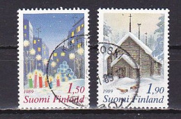 Finland, 1989, Christmas, Set, USED - Used Stamps