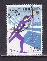 Finland, 1989, World Skiing Championships, 1.90mk, USED - Oblitérés