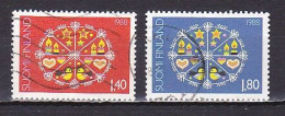 Finland, 1988, Christmas, Set, USED - Used Stamps