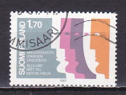 Finland, 1987, Mental Health, 1.70mk, USED - Oblitérés