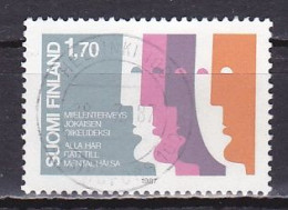 Finland, 1987, Mental Health, 1.70mk, USED - Oblitérés