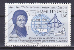Finland, 1986, Lapland Expedition 250th Anniv, 1.60mk, USED - Oblitérés