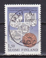 Finland, 1985, Provincial Administration 350th Anniv, 1.50mk, USED - Oblitérés