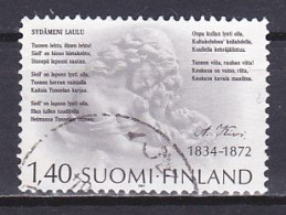 Finland, 1984, Aleksis Kivi, 1.40mk, USED - Gebraucht