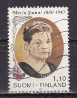Finland, 1980, Maria Jotuni, 1.10mk, USED - Gebraucht