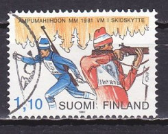 Finland, 1980, World Biathlon Championships, 1.10mk, USED - Used Stamps