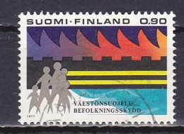 Finland, 1977, Civil Defence, 0.90mk, USED - Oblitérés