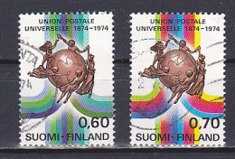 Finland, 1974, UPU Centenary, Set, USED - Usados