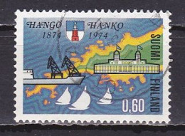 Finland, 1974, Hanko/Hangö Centenary, 0.60mk, USED - Usados