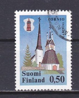 Finland, 1971, Tornio/Torneå 350th Anniv, 0.50mk, USED - Oblitérés