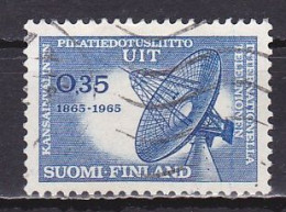 Finland, 1965, ITU Centenary, 0.35mk, USED - Gebraucht