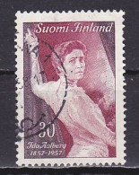 Finland, 1957, Ida Aalberg, 30mk, USED - Used Stamps