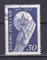 Finland, 1957, Scouting 50th Anniv, 30mk, USED - Used Stamps