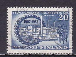 Finland, 1957, Central Federation Of Empolyers 50th Anniv, 20mk, USED - Used Stamps