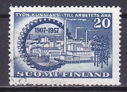 Finland, 1957, Central Federation Of Empolyers 50th Anniv, 20mk, USED - Used Stamps