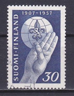 Finland, 1957, Scouting 50th Anniv, 30mk, USED - Gebruikt