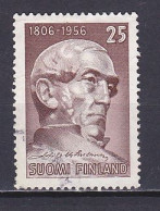Finland, 1956, Johan V. Snellman, 25mk, USED - Oblitérés