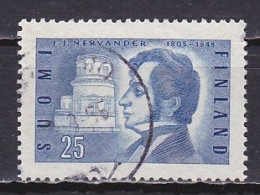 Finland, 1955, J. J. Nervander, 25mk, USED - Used Stamps