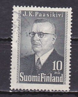 Finland, 1947, Pres. Juho H Paasikivi, 10mk, USED - Oblitérés