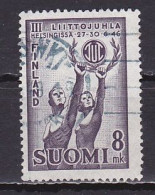 Finland, 1946, National Sports Festival, 8mk, USED - Used Stamps