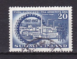 Finland, 1957, Central Federation Of Empolyers 50th Anniv, 20mk, USED - Oblitérés