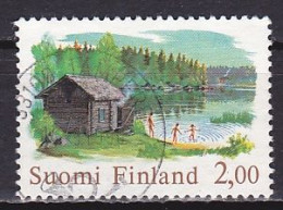 Finland, 1977, Lakeside Sauna, 02.00mk, USED - Usados