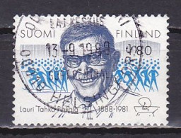 Finland, 1988, Lauri Pihkala, 1.80mk, USED - Oblitérés