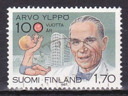 Finland, 1987, Arvo Ylppö, 1.70mk, USED - Used Stamps