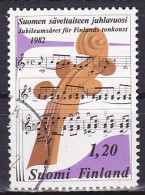 Finland, 1982, Sibelius Music Academy & Helsinki Orchestra, 1.20mk, USED - Used Stamps
