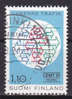 Finland, 1981, European Transport Ministers Conf, 1.10mk, USED - Usati