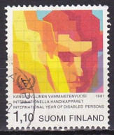 Finland, 1981, International Year Of The Disabled, 1.10mk, USED - Oblitérés