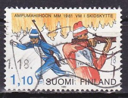 Finland, 1980, World Biathlon Championships, 1.10mk, USED - Oblitérés