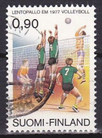 Finland, 1977, European Volleyball Championships, 0.90mk, USED - Gebruikt