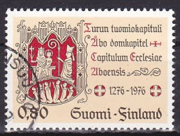 Finland, 1976, Turku Cathedral Chapter 700th Anniv, 0.80mk, USED - Gebruikt