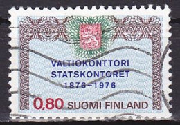 Finland, 1976, State Treasury Centenary, 0.80mk, USED - Gebruikt