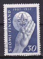 Finland, 1957, Scouting 50th Anniv, 30mk, USED - Used Stamps