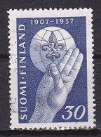 Finland, 1957, Scouting 50th Anniv, 30mk, USED - Oblitérés