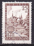 Finland, 1952, Vaasa/Vasa Fire Centenary, 25mk, USED - Oblitérés